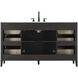 Millie 60 X 35 inch Mocha Brown Bathroom Vanity Cabinet