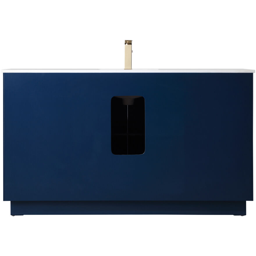Hayes 60 X 22 X 35 inch Blue Vanity Sink Set