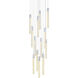 Weston 13 Light 30 inch Chrome Pendant Ceiling Light