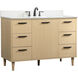 Baldwin 48 X 22 X 34 inch Maple Vanity Sink Set