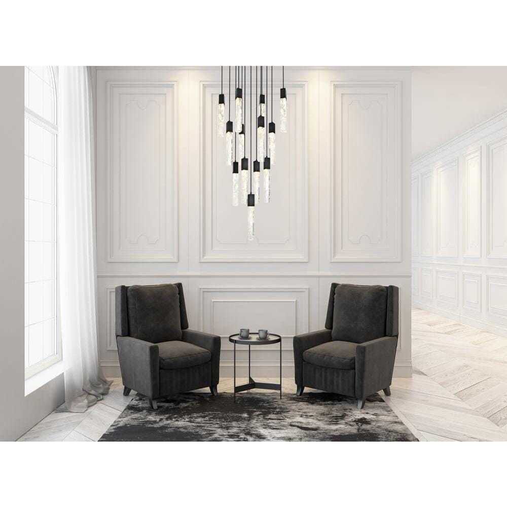 Aurora 13 Light 26 inch Black Pendant Ceiling Light