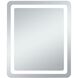 Genesis 36 X 30 inch Glossy White LED Mirror