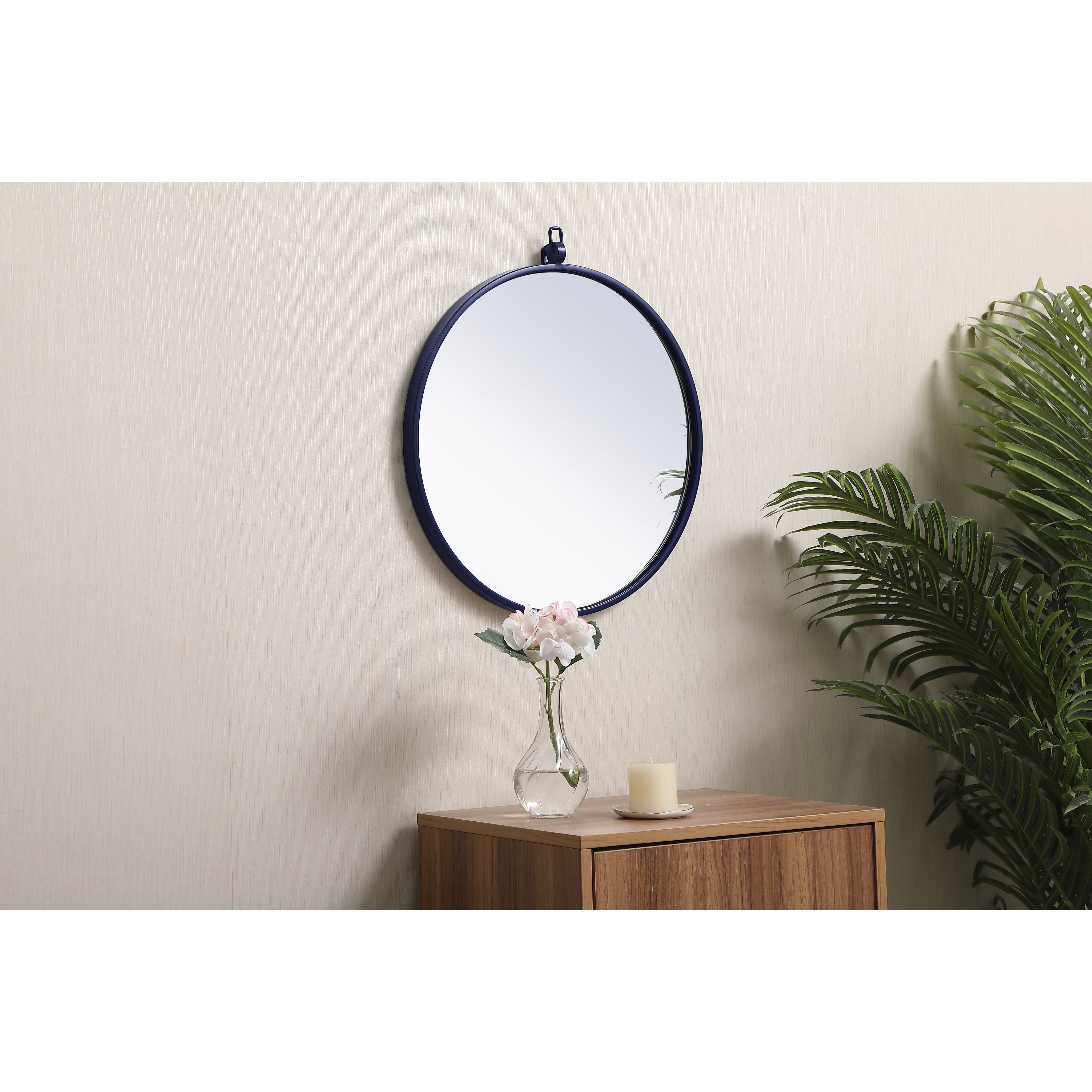 Eternity 18 X 18 inch Blue Wall Mirror