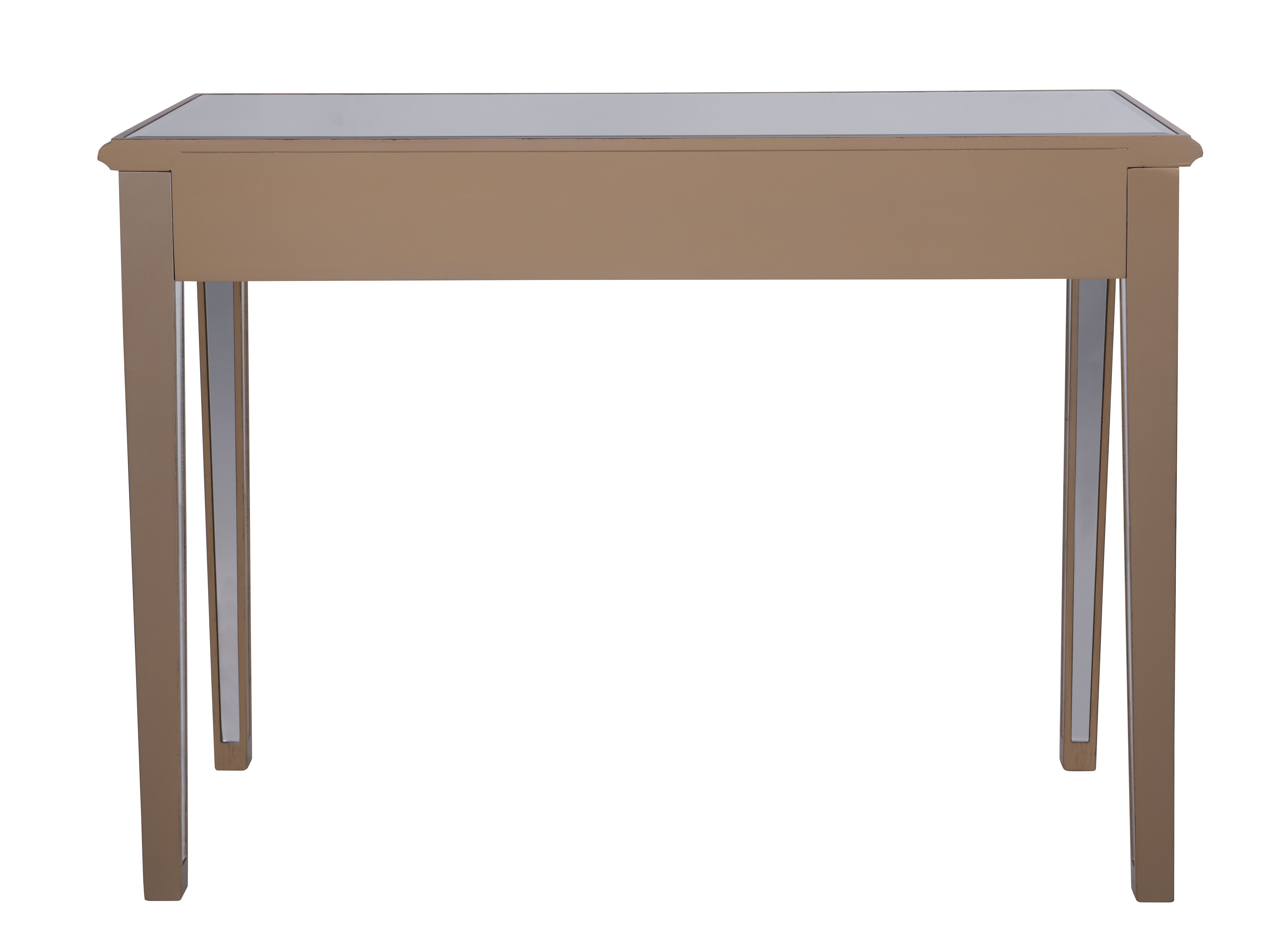 Contempo 42 X 31 inch Gold Paint Dressing Table