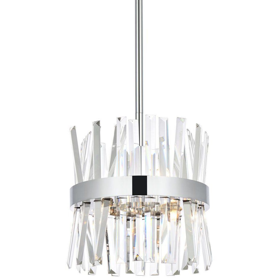 Serephina 6 Light 12 inch Chrome Pendant Ceiling Light