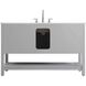 Theo 54 X 34 inch Grey Bathroom Vanity Cabinet