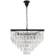 Sydney 21 Light 34 inch Matte Black Chandelier Ceiling Light