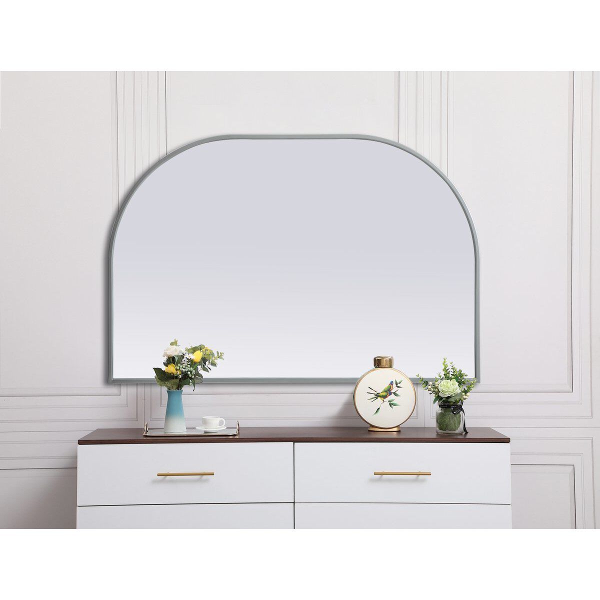 Blaire 36 X 24 inch Silver Mirror