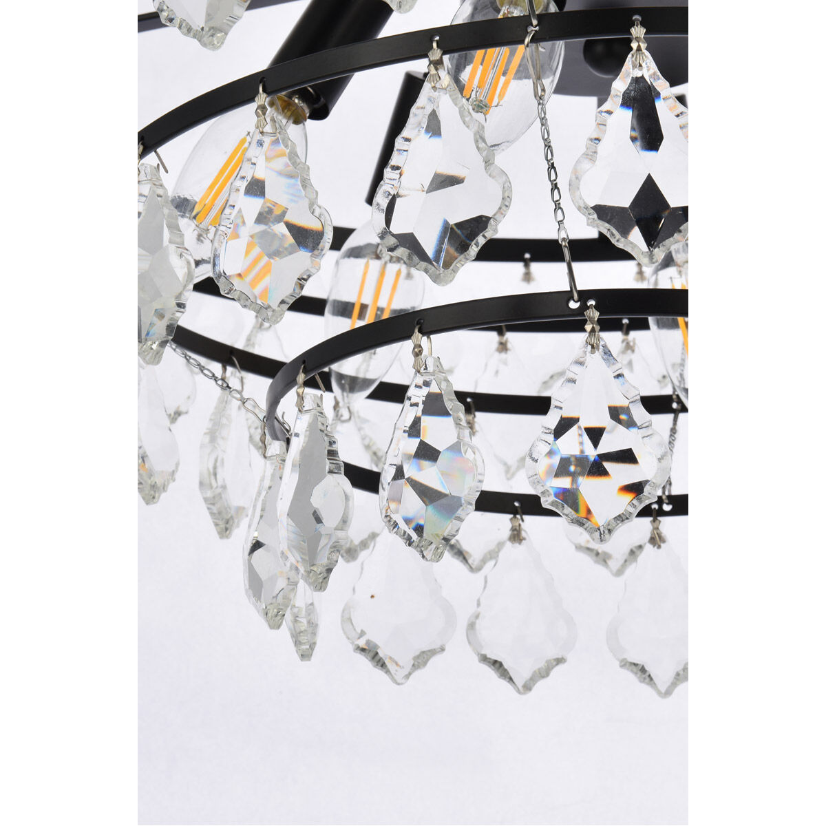 Ella 6 Light 24 inch Black Pendant Ceiling Light