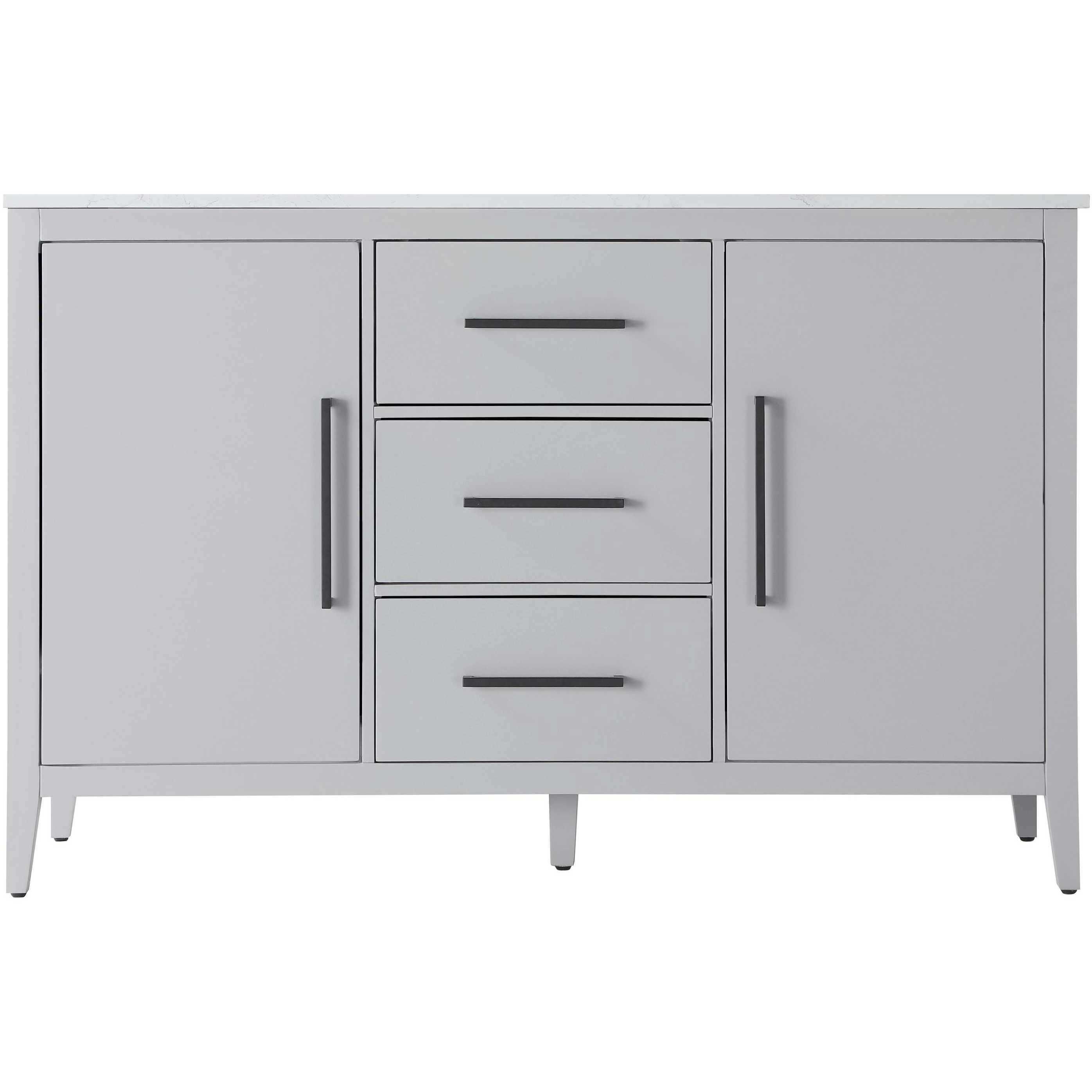 Millie 54 X 35 inch Grey Bathroom Vanity Cabinet