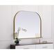 Blaire 40 X 30 inch Brass Mirror