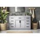 Alden 54 X 35 inch Grey Bathroom Vanity Cabinet