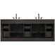 Alden 84 X 35 inch Mocha Brown Bathroom Vanity Cabinet