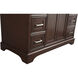Americana 84 X 22 X 70 inch Teak Vanity Sink Set