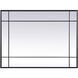 Viola 40 X 30 inch Black Mirror