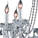 Verona 8 Light 28 inch Chrome Dining Chandelier Ceiling Light in Clear, Royal Cut