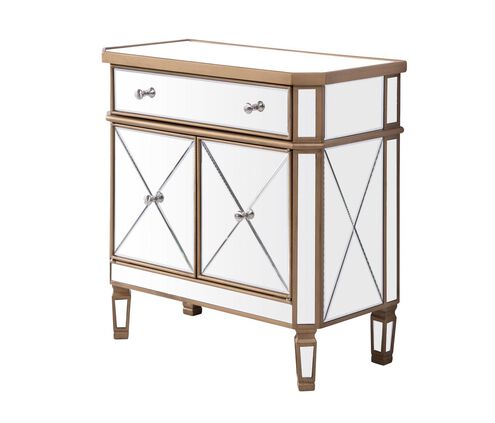 Contempo Gold Paint Cabinet