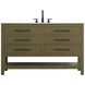 Karson 54 X 34 inch Chestnut Brown Bathroom Vanity Cabinet in 1