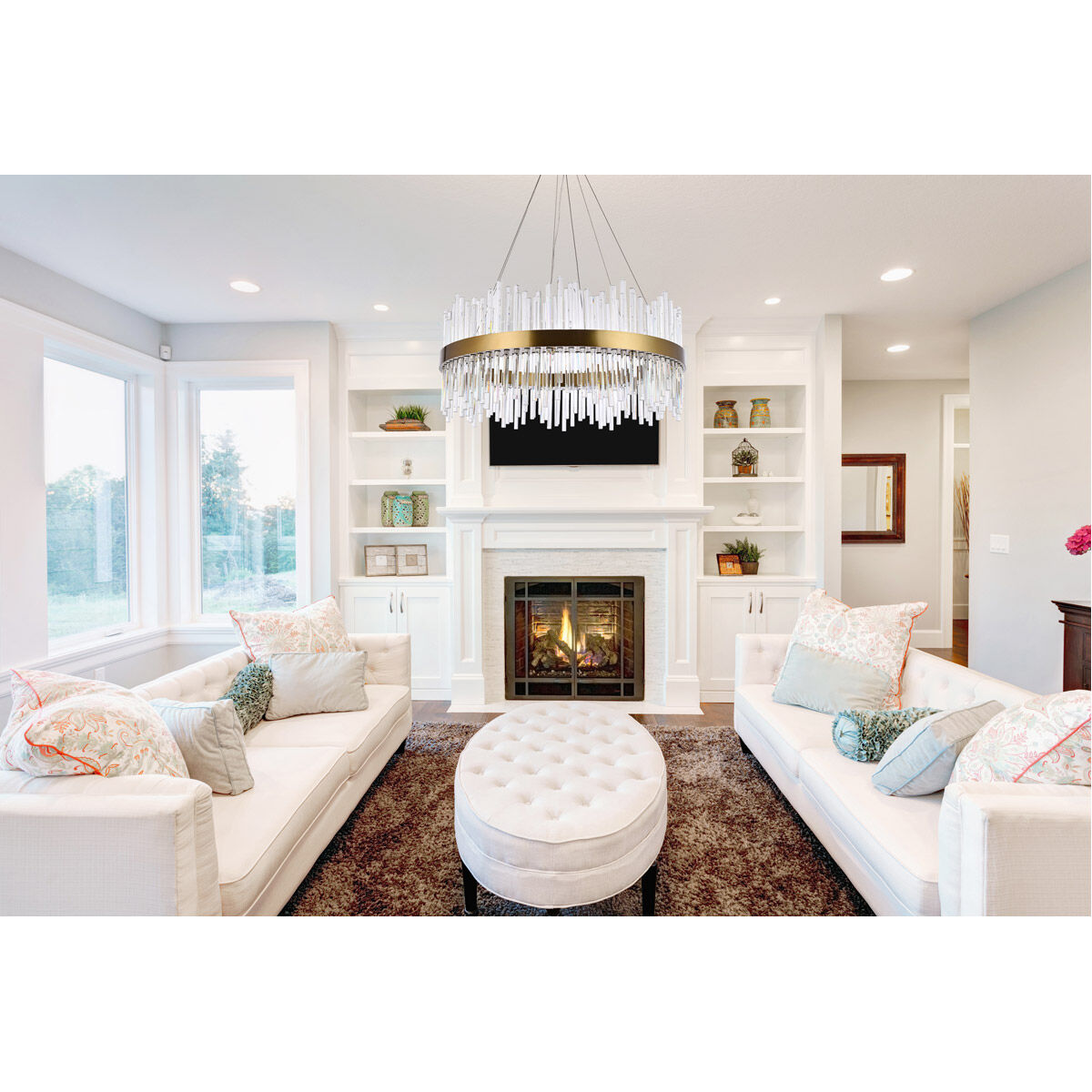 Dallas 18 Light 32 inch Gold Chandelier Ceiling Light 