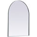 Ayra 42 X 33 inch Silver Mirror in 33 x 42