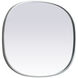 Brynn 30 X 24 inch Silver Mirror in 24 x 30