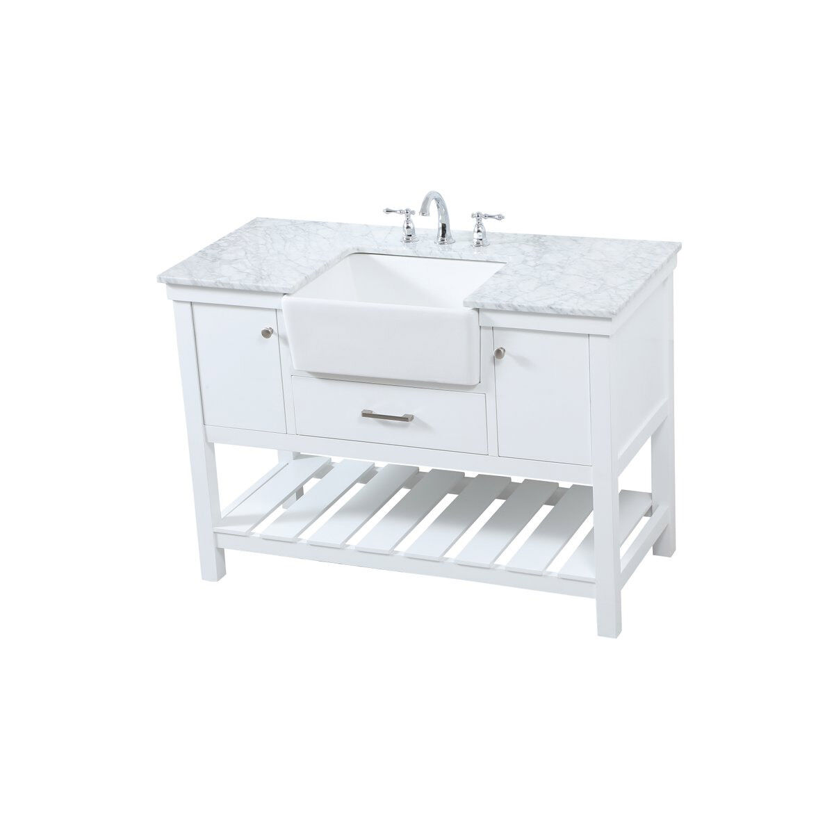 Clement 48 X 22 X 34 inch White Bathroom Vanity Cabinet