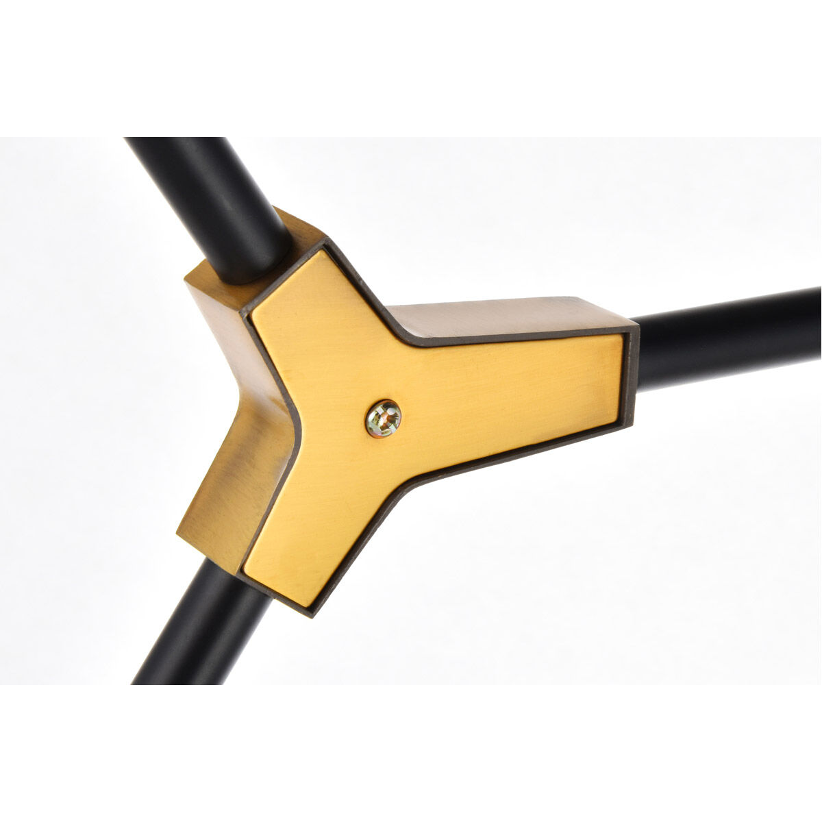 Cavoli 7 Light 57 inch Light Antique Brass and Flat Black Pendant Ceiling Light, Urban Classic