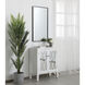 Monet 36 X 20 inch Black Wall Mirror