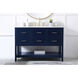 Sinclaire 48 X 22 X 34 inch Blue Vanity Sink Set