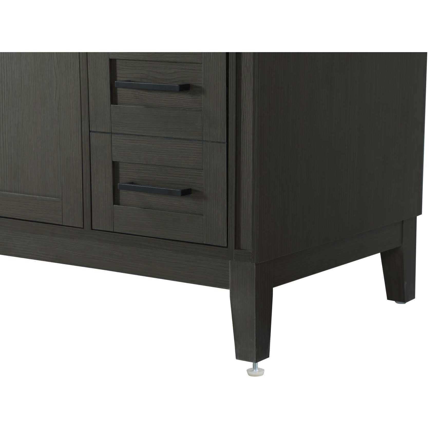 Virginia 84 X 35 inch Mocha Brown Bathroom Vanity Cabinet