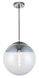 Beckett 1 Light 16 inch Polished Nickel Pendant Ceiling Light, Urban Classic