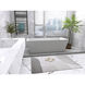 Turner Glossy White Bathtub in 72 in.