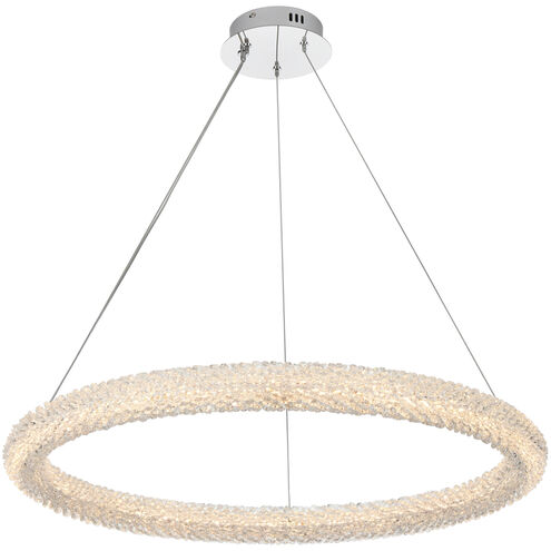 Bowen 1 Light 32 inch Chrome Chandelier Ceiling Light