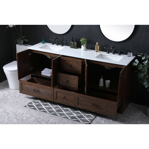 Soma 72 X 19 X 34 inch Expresso Vanity Sink Set