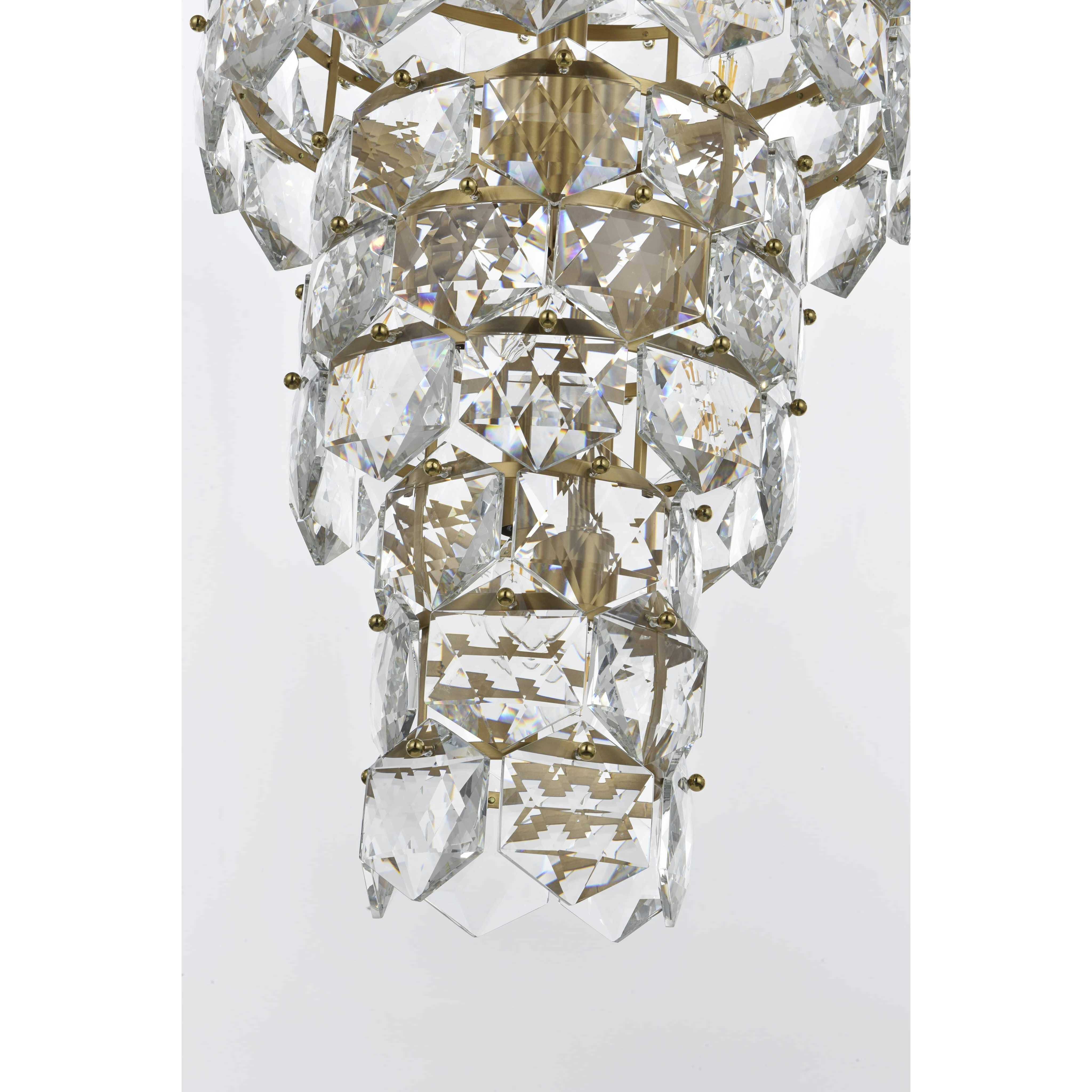 Adaline 26 Light 24 inch Satin Gold Chandelier Ceiling Light