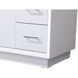 Hayes 54 X 22 X 35 inch White Vanity Sink Set