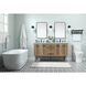 Cyrus 60 X 22 X 34 inch Natural Oak Vanity Sink Set
