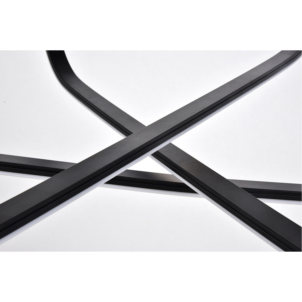 Dahlia LED 26.6 inch Black Flush Mount Ceiling Light