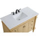 Lexington 42 X 21.5 X 35 inch Antique Beige Vanity Sink Set