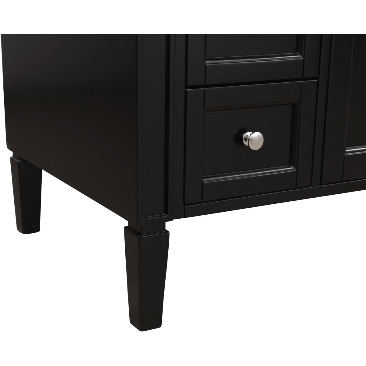 Park Avenue 40 X 21.5 X 35 inch Black Vanity Sink Set