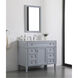 Park Avenue 42 X 21.5 X 35 inch Grey Vanity Sink Set in Gray