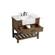 Clement 36 X 22 X 34.13 inch Driftwood Bathroom Vanity Cabinet