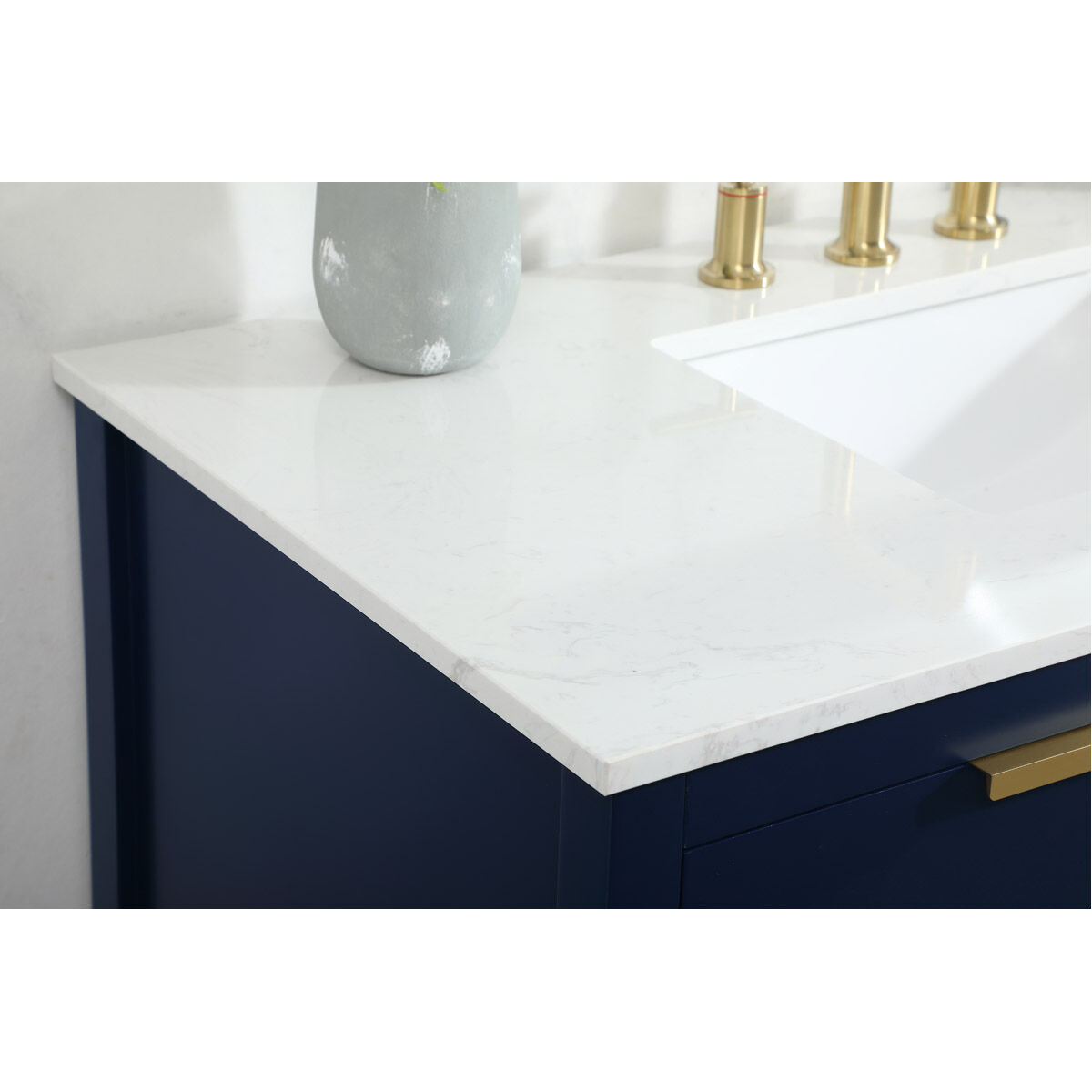 Larkin 42 X 22 X 34 inch Blue Vanity Sink Set