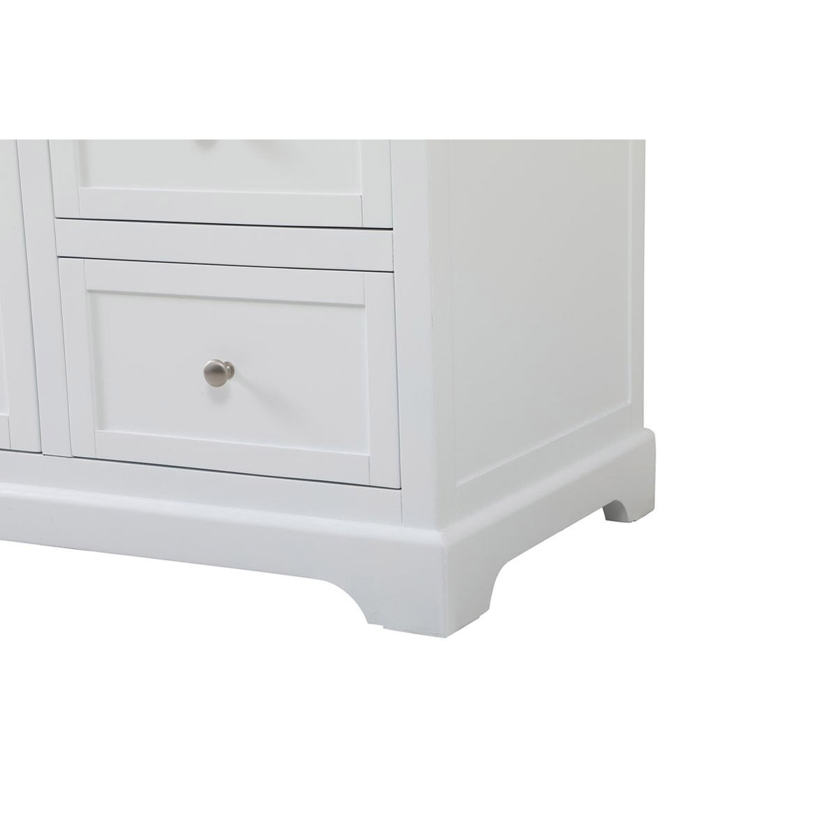 Franklin 60 X 22 X 35 inch White Bathroom Vanity Cabinet