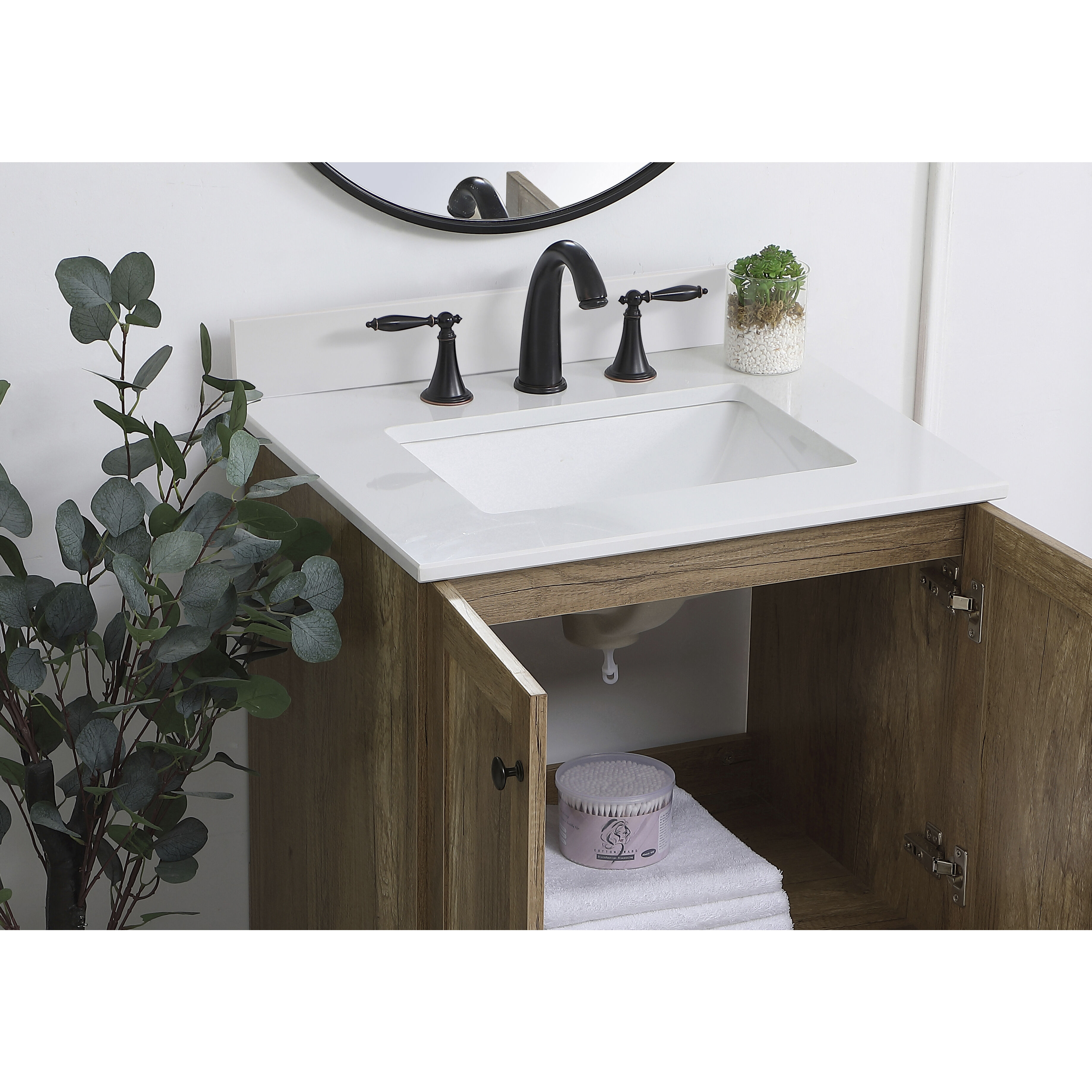 Backsplash 24 X 1 X 4 inch Ivory White Bathroom Vanity Backsplash