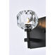 Graham 2 Light 11 inch Black Wall Sconce Wall Light