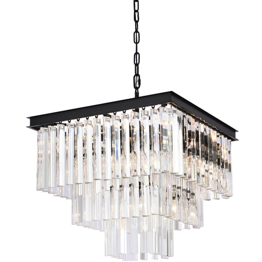 Sydney 13 Light 21.5 inch Matte Black Chandelier Ceiling Light