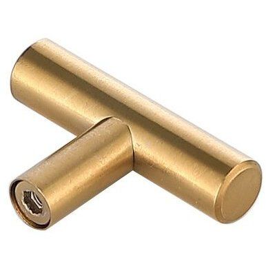 Quinn Brass Hardware Drawer Pull, Set of 10