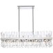 Serephina 24 Light 42 inch Chrome Linear Chandelier Ceiling Light