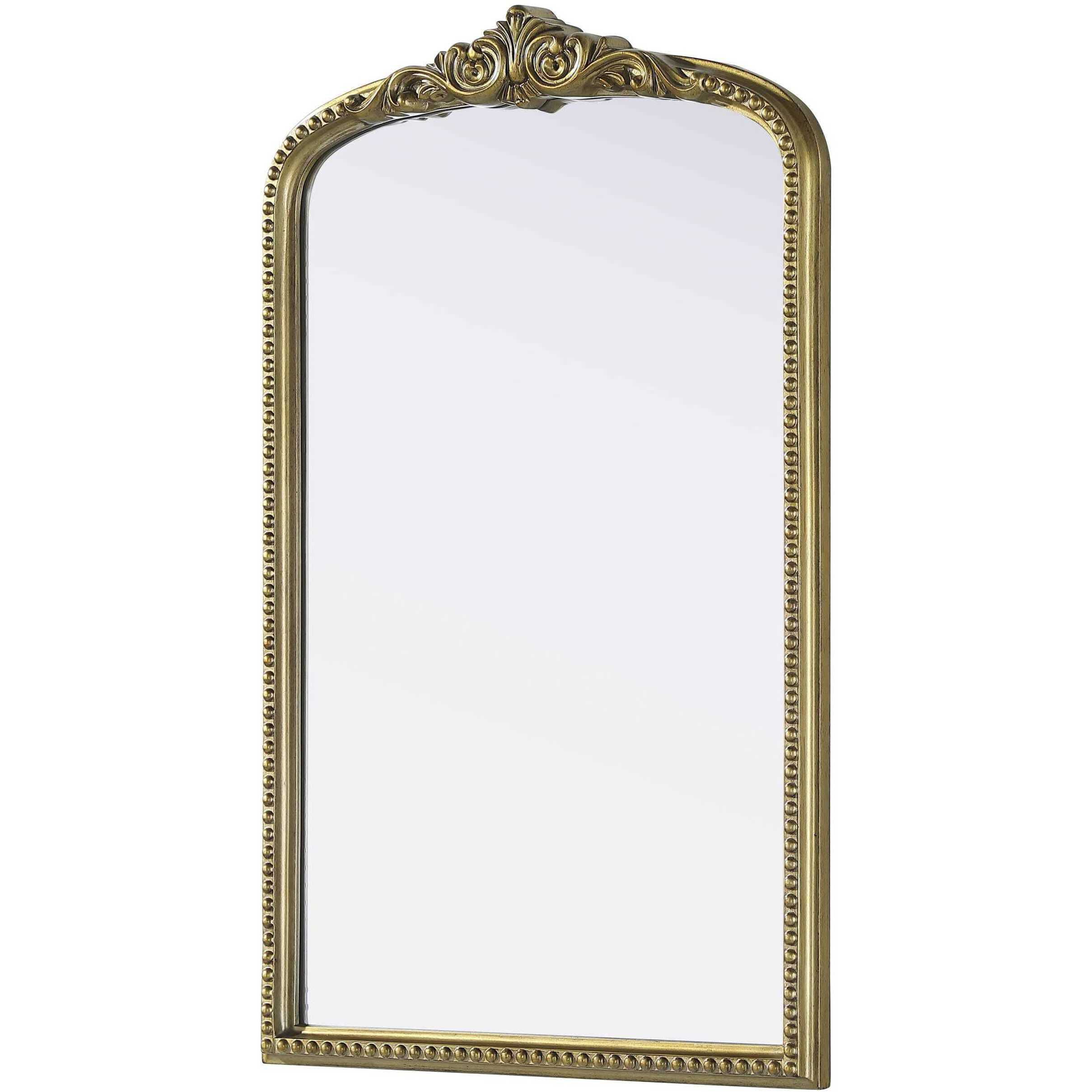 Naomi 36 X 22 inch Antique Brass Mirror